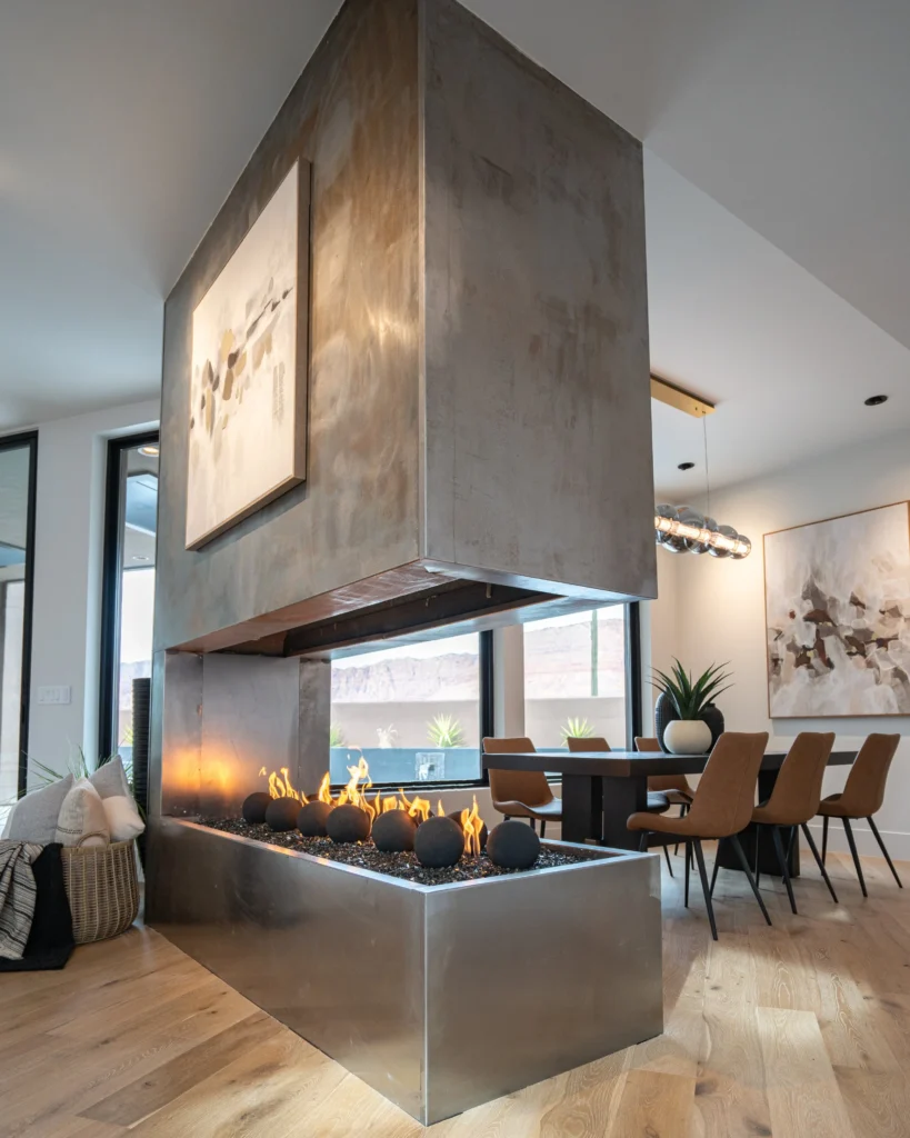 Bright interior of a Southern Utah home