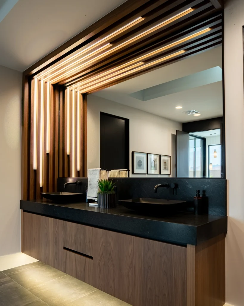 Modern bathroom in a Southern Utah home